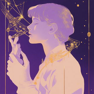Impastorift style, Midjourney V6.1: editorial illustration for popular scientific magazine cover