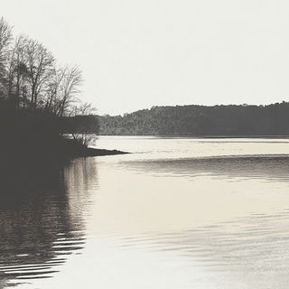 Quinacridone Afterrain style, Midjourney V6.1: realistic landscape photograph of quiet dawn