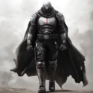 Tailorfauna style, Midjourney V6.1: concept art character design of retropunk steam knight