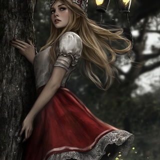 Tailorfauna style, Midjourney V6.1: retro fairy-tale illustration