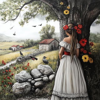 Tailorfauna style, Midjourney V6.1: traditional folk art