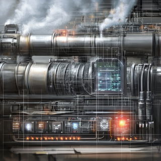Tailorfauna style, Midjourney V6.1: technical infrastructure blueprint schematics