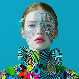 Navyflame Fantasmata style, Midjourney V6.1: photographic portrait of female protagonist