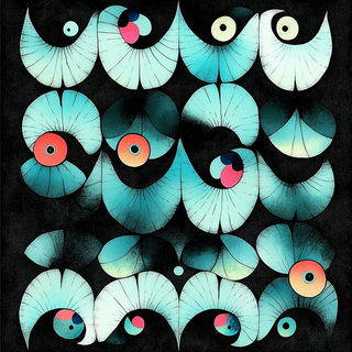 Blackthorn Baroque Anime style, Midjourney V6.1: creative pattern composition