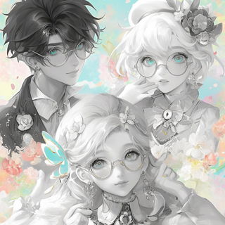 Galehatch style, Midjourney V6.1: black-and-white manga comic strip