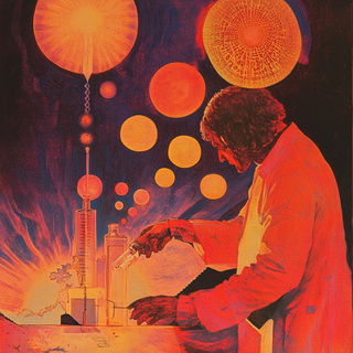 Moonharbor Cartotheque style, Midjourney V6.1: editorial illustration for popular scientific magazine cover