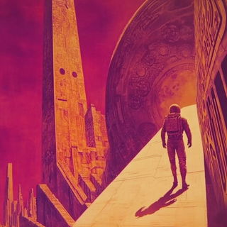 Moonharbor Cartotheque style, Midjourney V6.1: cinematic shot from sci-fi movie