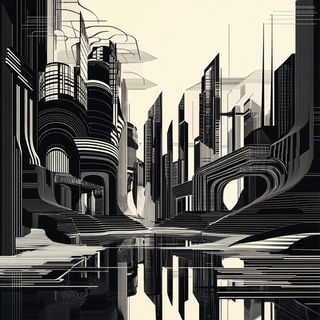 Bioluminochromism style, Midjourney V6.1: megacity with futuristic bioarchitecture