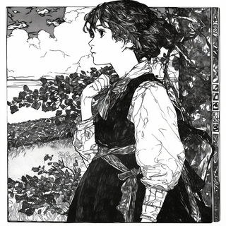 Neon Undertow style, Midjourney V6.1: black-and-white manga comic strip