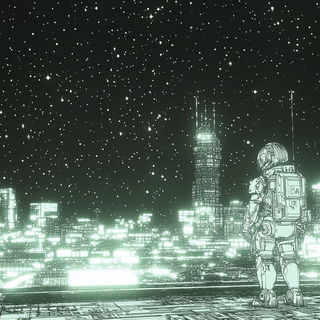 Chromatocopy style, Midjourney V6.1: cinematic shot from sci-fi movie