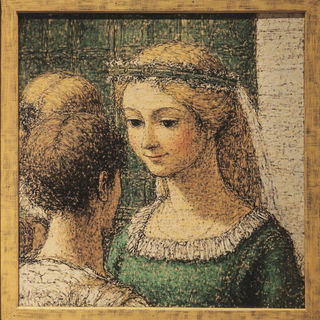 Chromatocopy style, Midjourney V6.1: classical 18th-century oil painting
