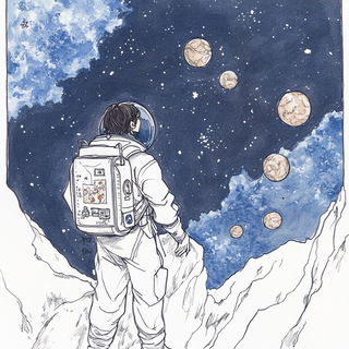 Cliffetch style, Midjourney V6.1: editorial illustration for popular scientific magazine cover