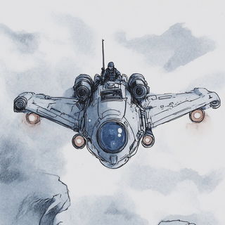 Cliffetch style, Midjourney V6.1: cinematic shot from sci-fi movie