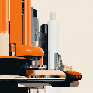 Chrometch style, Midjourney V6.1: megacity with futuristic bioarchitecture