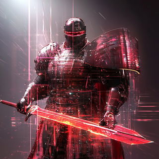 Cliffskin Chromapuppetry style, Midjourney V6.1: concept art character design of retropunk steam knight