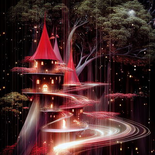 Cliffskin Chromapuppetry style, Midjourney V6.1: retro fairy-tale illustration