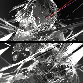 Cliffskin Chromapuppetry style, Midjourney V6.1: black-and-white manga comic strip