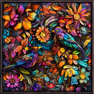 Pilgrimscale style, Midjourney V6.1: traditional folk art