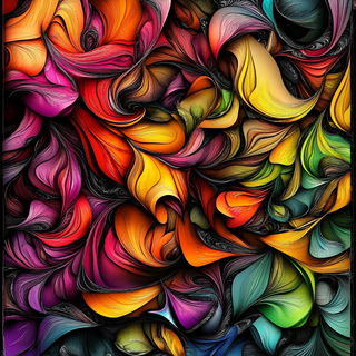 Pilgrimscale style, Midjourney V6.1: creative pattern composition