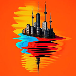 Chromafoundry style, Midjourney V6.1: bold minimalist logo design for Istanbul city municipal services