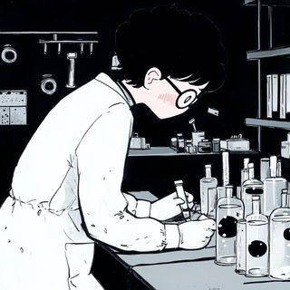 Cryofolia style, Midjourney V6.1: editorial illustration for popular scientific magazine cover