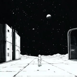 Cryofolia style, Midjourney V6.1: cinematic shot from sci-fi movie
