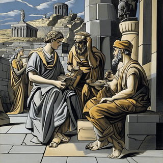 Burlap Crown style, Midjourney V6.1: classical 18th-century oil painting