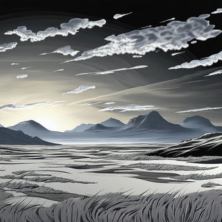 Burlap Crown style, Midjourney V6.1: realistic landscape photograph of quiet dawn