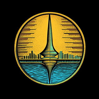 Reliefshadowism style, Midjourney V6.1: bold minimalist logo design for Istanbul city municipal services