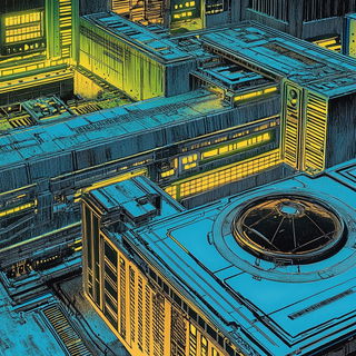 Reliefshadowism style, Midjourney V6.1: technical infrastructure blueprint schematics