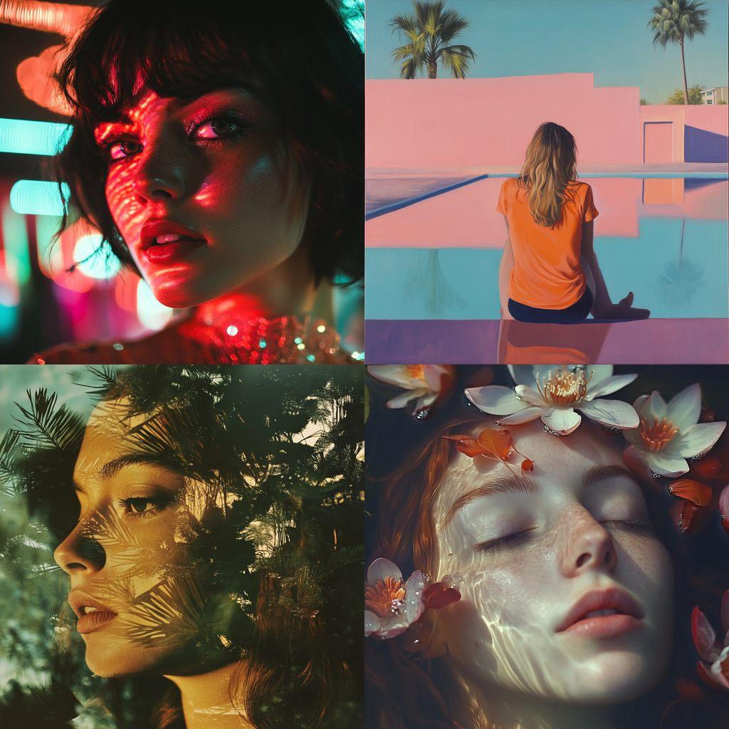 Dana Trippe style, Midjourney V6.1, render 1 of 4