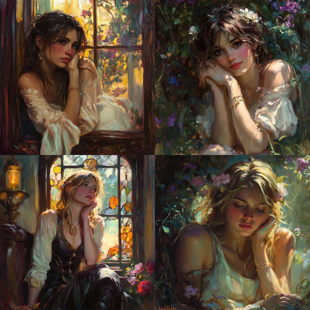 Daniel F. Gerhartz style, Midjourney V6.1, render 1 of 4