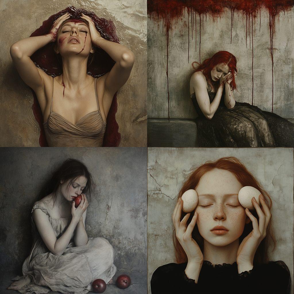 Daria Endresen style, Midjourney V6.1, render 1 of 4