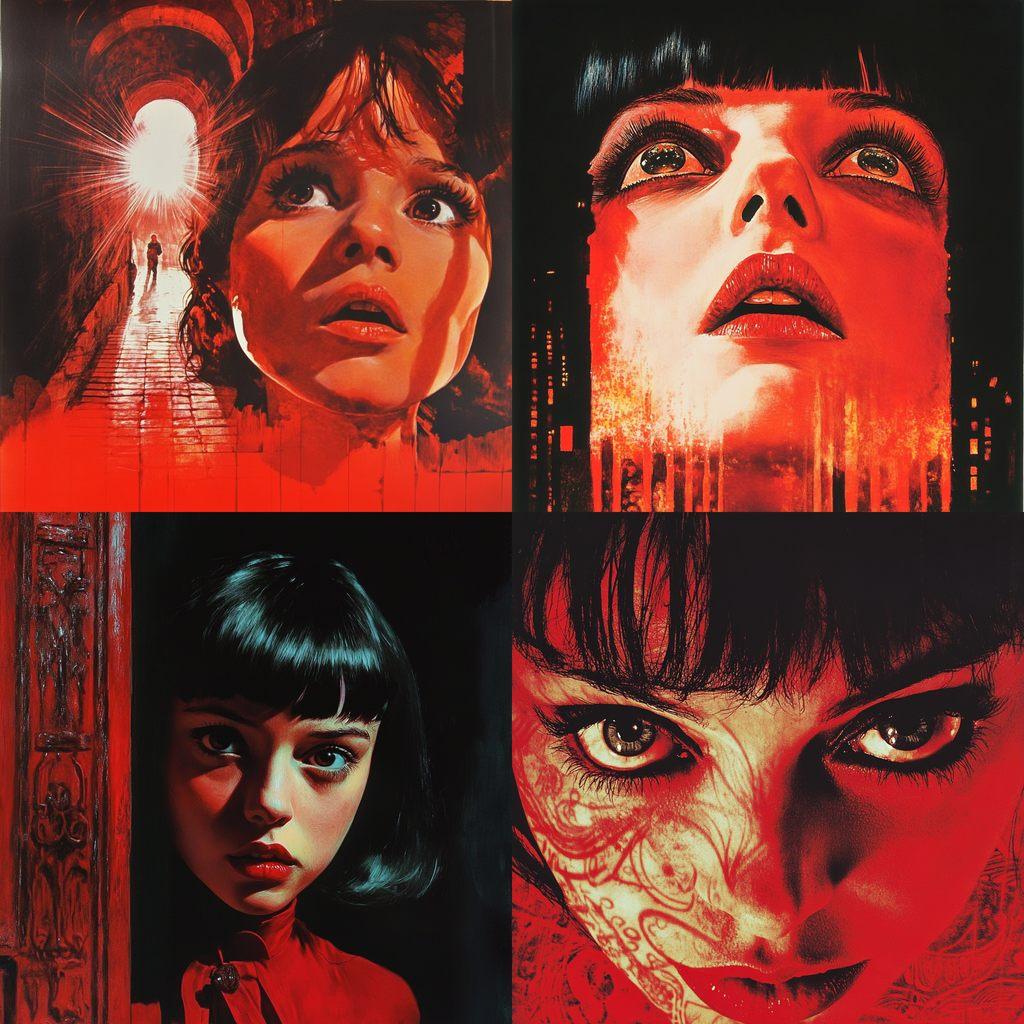 Dario Argento style, Midjourney V6.1, render 1 of 4