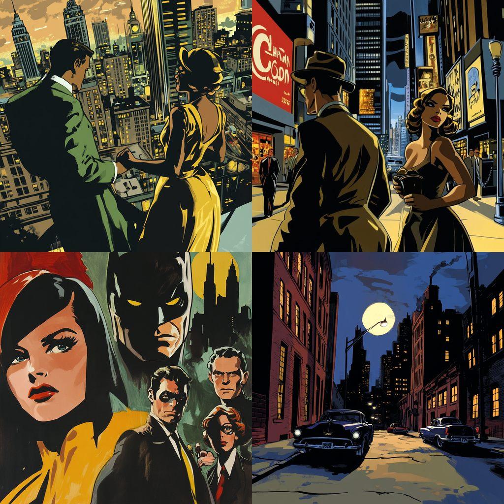 Darwyn Cooke style, Midjourney V6.1, render 1 of 4