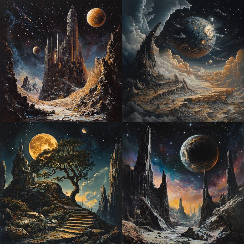 David A. Hardy style, Midjourney V6.1, render 1 of 4
