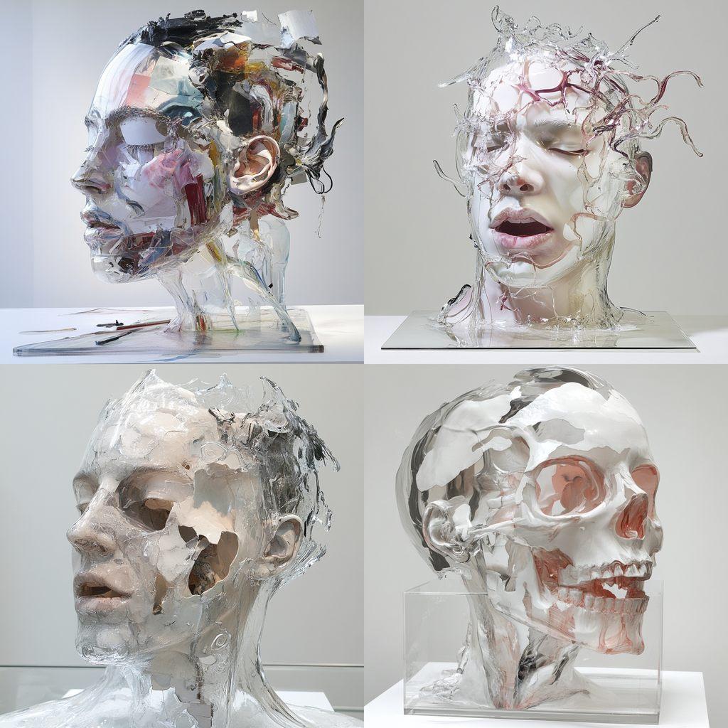 David Altmejd style, Midjourney V6.1, render 1 of 4