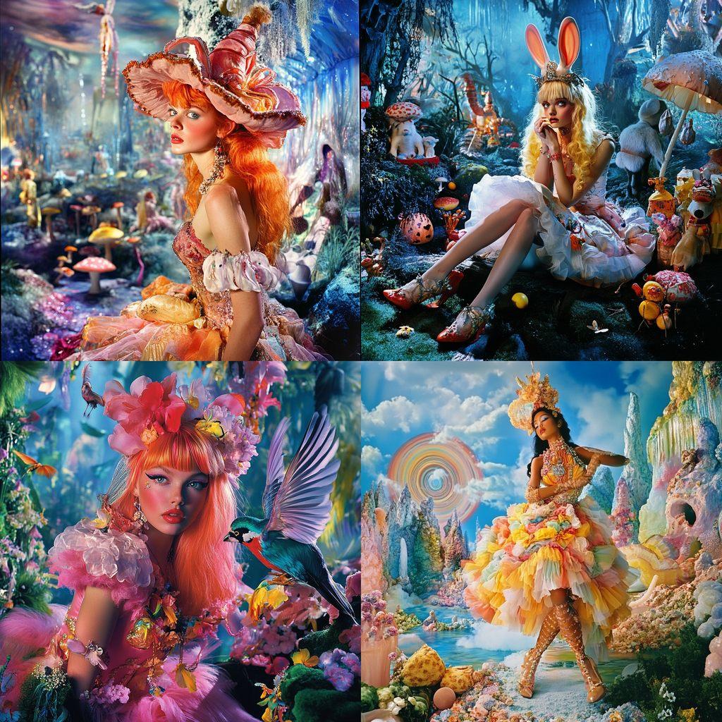 David LaChapelle style, Midjourney V6.1, render 1 of 4