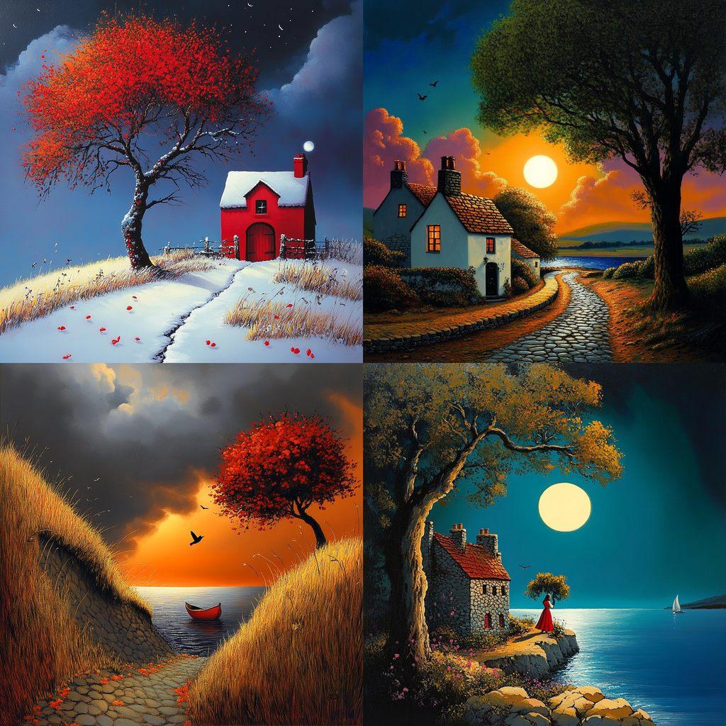 David Renshaw style, Midjourney V6.1, render 1 of 4