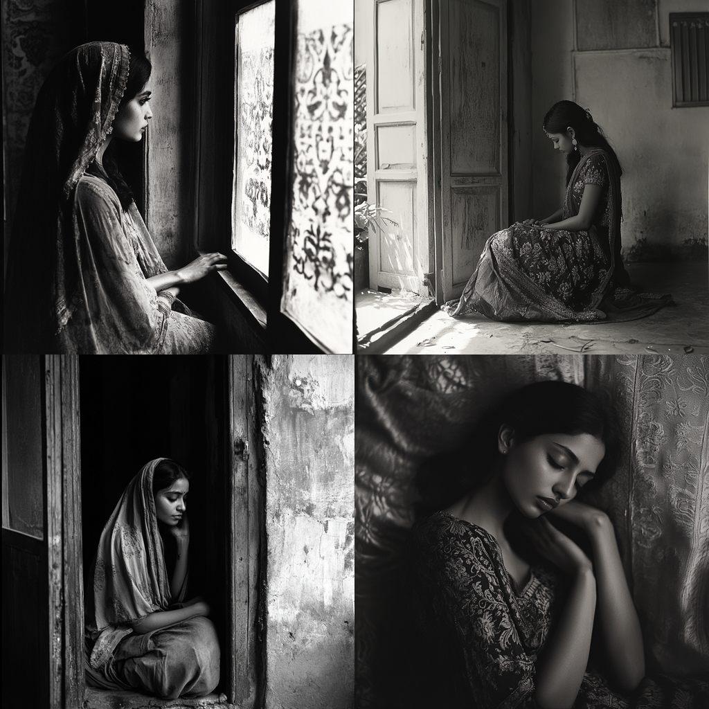 Dayanita Singh style, Midjourney V6.1, render 1 of 4
