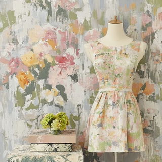 Cumulolithography style, Midjourney V6.1: haute-couture fashion outfit
