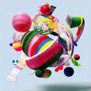 Asterocartoon style, Midjourney V6.1: abstract 3D render