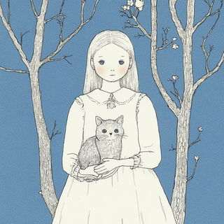 Inkscaromancy style, Midjourney V6.1: traditional folk art