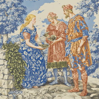 Heraldic Beastorium style, Midjourney V6.1: classical 18th-century oil painting