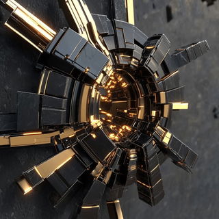 Tealvault style, Midjourney V6.1: abstract 3D render