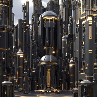 Tealvault style, Midjourney V6.1: megacity with futuristic bioarchitecture