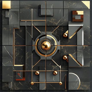 Tealvault style, Midjourney V6.1: creative pattern composition