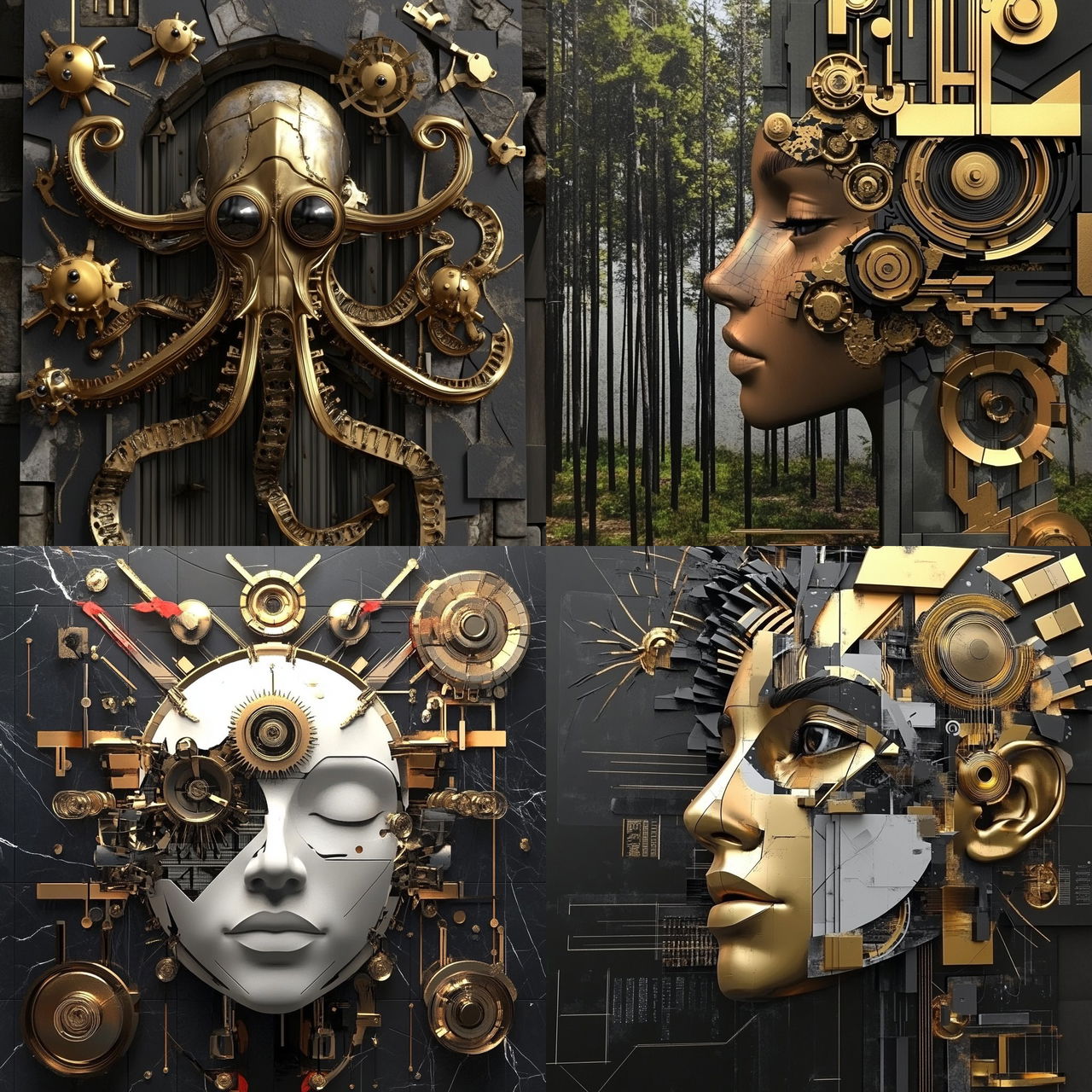 Tealvault style, Midjourney V6.1, render 1 of 4