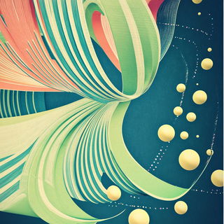 Veilquake style, Midjourney V6.1: abstract 3D render