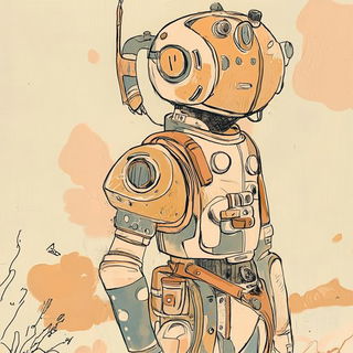 Mashrabiya Afterdark style, Midjourney V6.1: concept art character design of retropunk steam knight